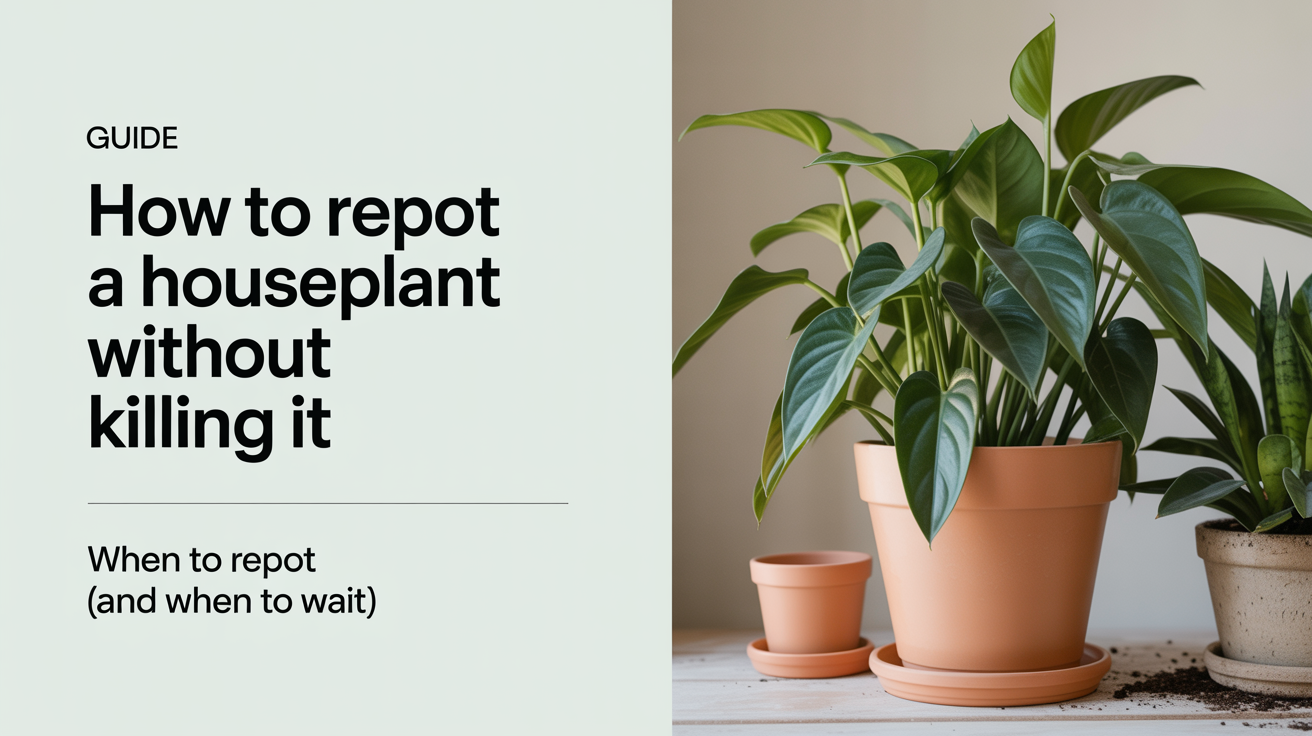 When to Repot (and When to Wait)