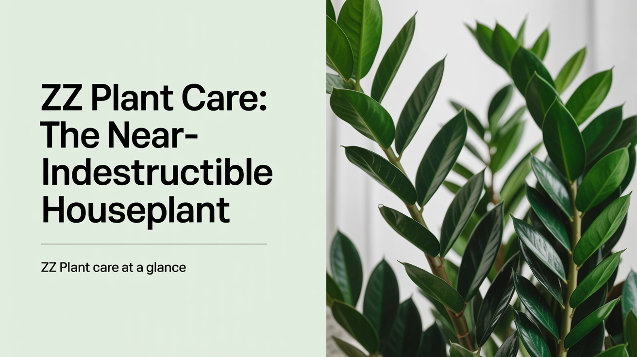 ZZ Plant Care at a Glance
